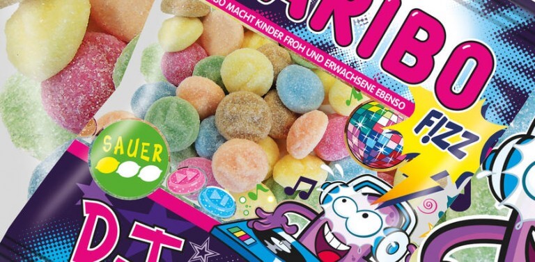 Les bonbons Haribo DJ Brauser Sauer en forme de cachets d’ecstasy