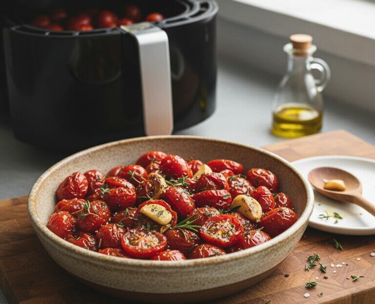 Tomates confites à l&rsquo;air fryer : recette facile et savoureuse